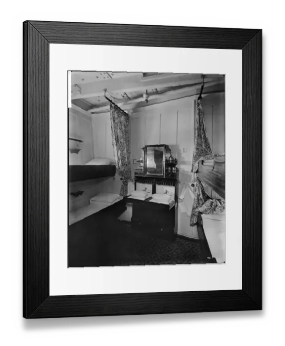 Framed Print : 2nd class cabin, RMS Olympic BL24990_045