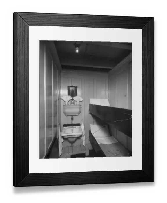 Framed Print : 3rd class cabin, RMS Olympic BL24990_053