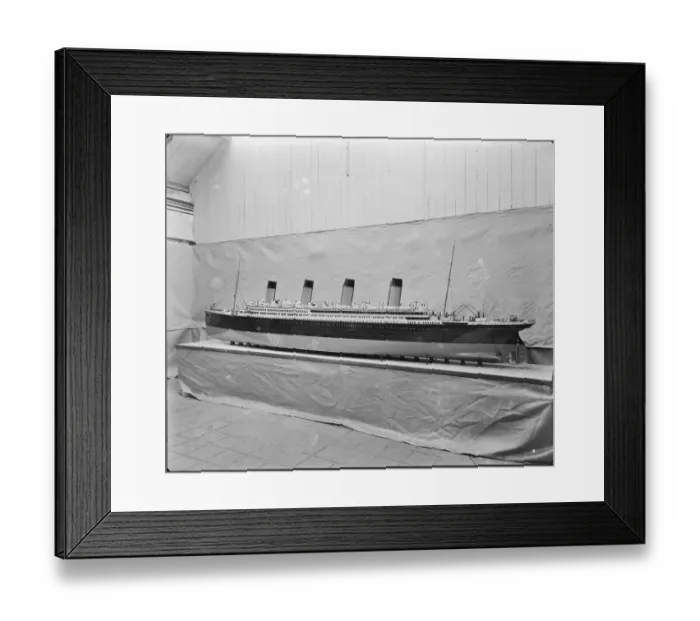 Framed Print : Model of RMS Olympic BL26950_003 Framed Print : Model of RMS Olympic BL26950_003