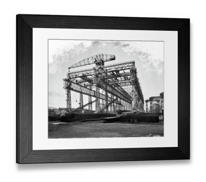 Framed Print : Arrol Gantry, Belfast BL20480