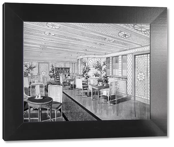 Cafe design for RMS Titanic BL21522_002