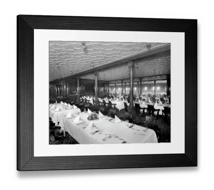 Framed Print : 2nd class saloon, RMS Olympic BL22563_002