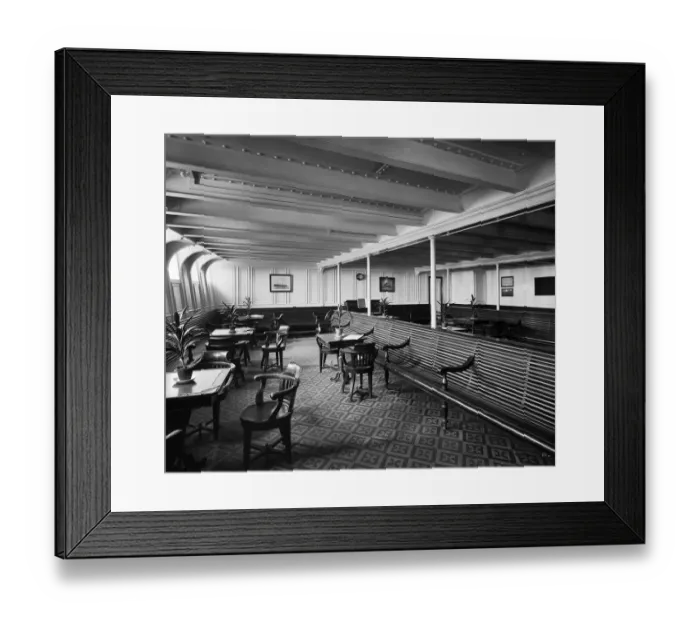 Framed Print : 3rd class saloon, RMS Olympic BL22563_010
