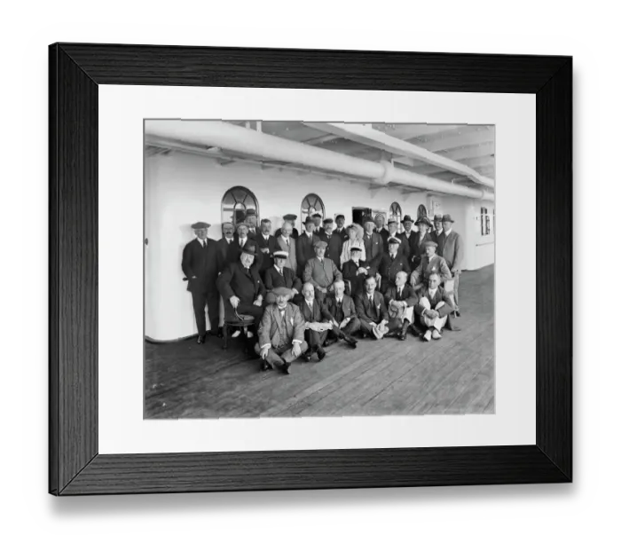 Framed Print : A group portrait, RMS Olympic BL24989_003 Framed Print : A group portrait, RMS Olympic BL24989_003