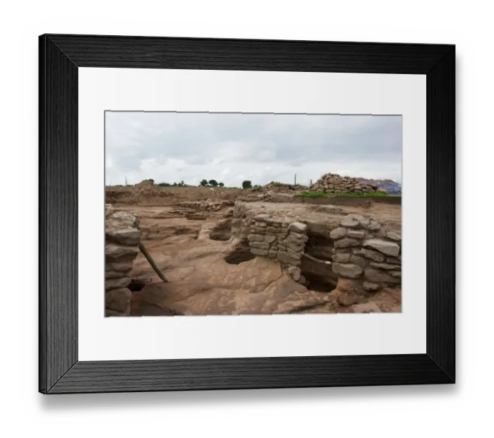 Framed Print : Eddisbury Hillfort entrance DP119403