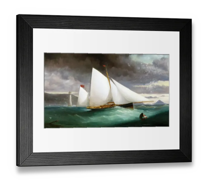 Framed Print : The yacht Tartar DP033930