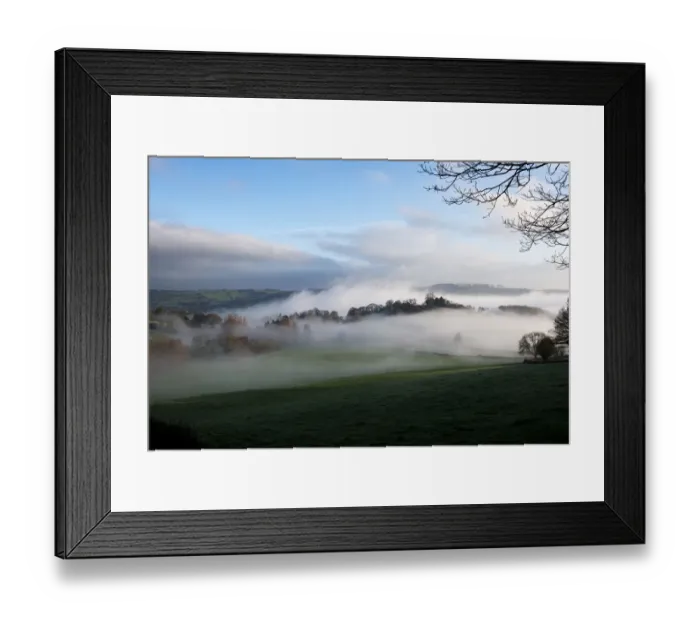 Framed Print : Morning mist DP195806 Framed Print : Morning mist DP195806