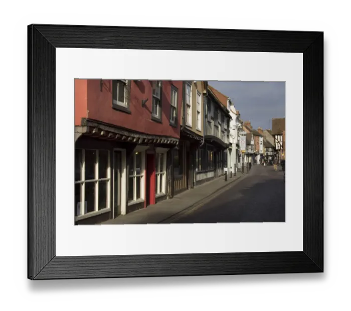 Framed Print : Friar Street Worcester DP034867 Framed Print : Friar Street Worcester DP034867