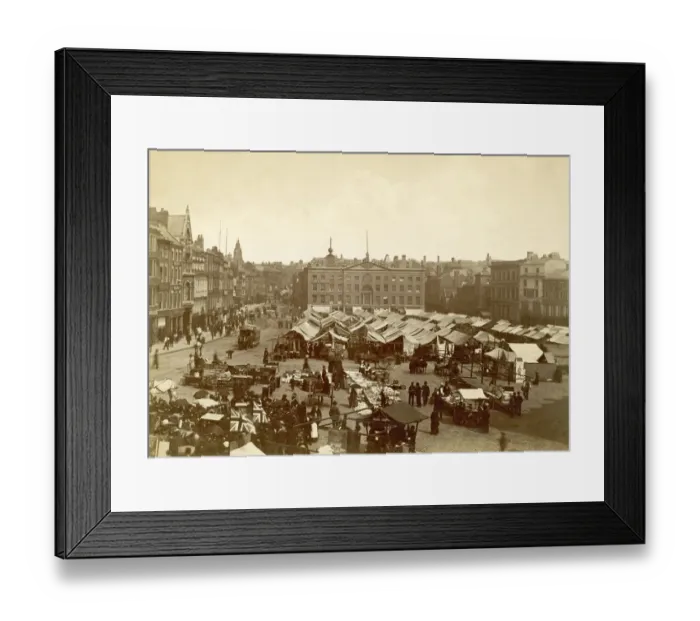 Framed Print : Market Place, Nottingham OP06298