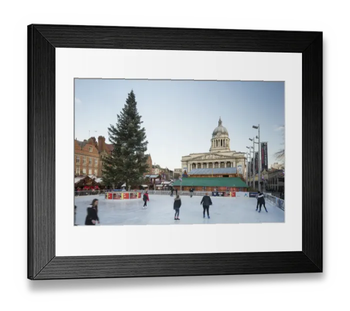 Framed Print : Skating in Market Square DP081441