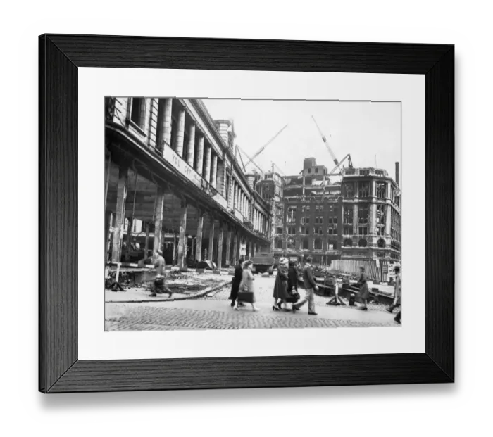 Framed Print : Bomb damage, Liverpool 1941 BB90_03807 Framed Print : Bomb damage, Liverpool 1941 BB90_03807