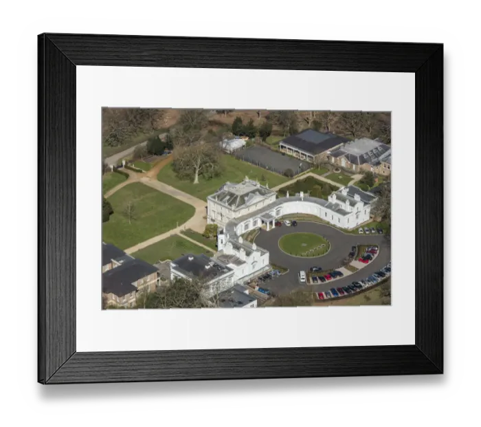 Framed Print : White Lodge 33462_013 Framed Print : White Lodge 33462_013
