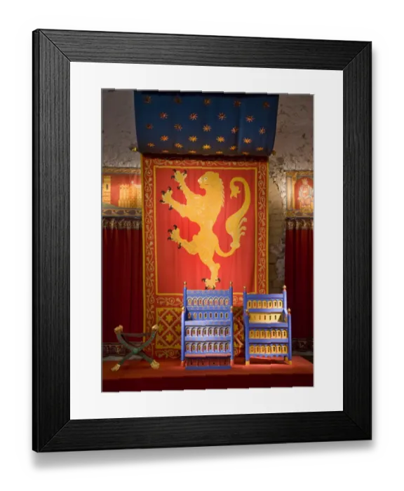 Framed Print : Dover Castle Kings Hall N090206
