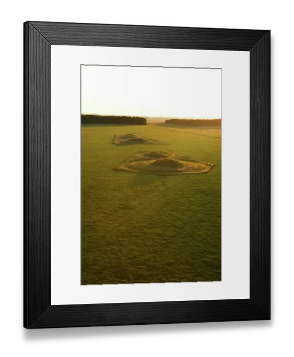 Framed Print : Barrow cemetery, Wiltshire 24379_027 Framed Print : Barrow cemetery, Wiltshire 24379_027