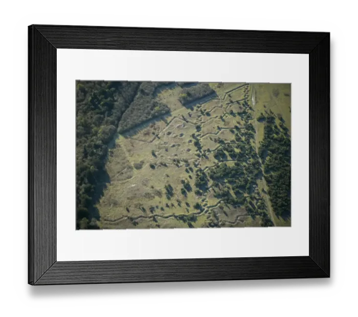 Framed Print : World War I practice trenches 24863_047