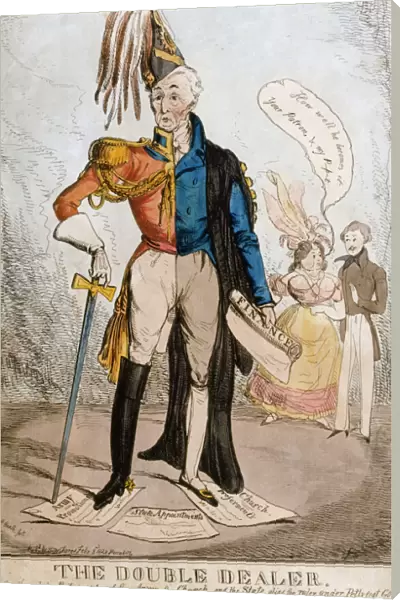 Political cartoon of the Duke of Wellington K021676