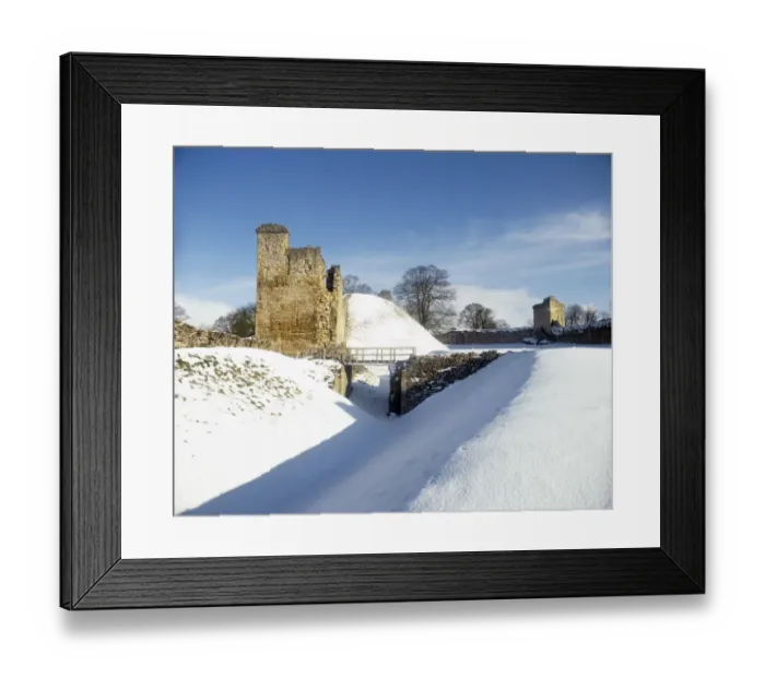 Framed Print : Pickering Castle K990251 Framed Print : Pickering Castle K990251