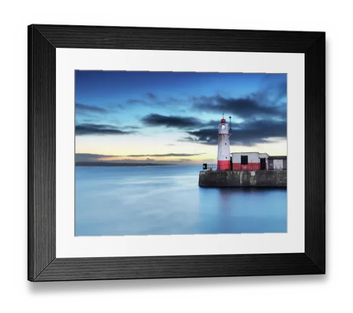 Framed Print : Tidal Observatory, Newlyn Harbour, Cornwall DP221138