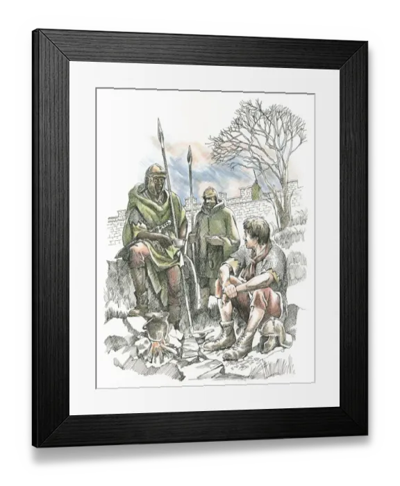 Framed Print : Roman soldiers N880021