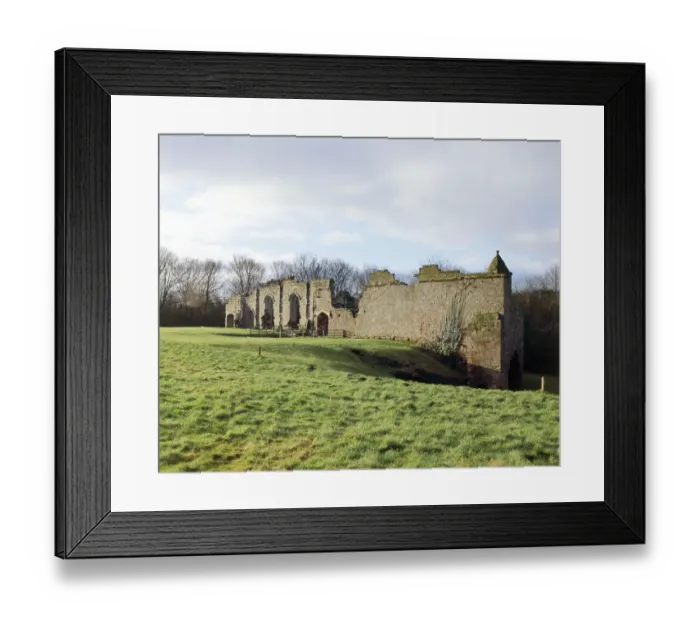Framed Print : Spofforth Castle K030298