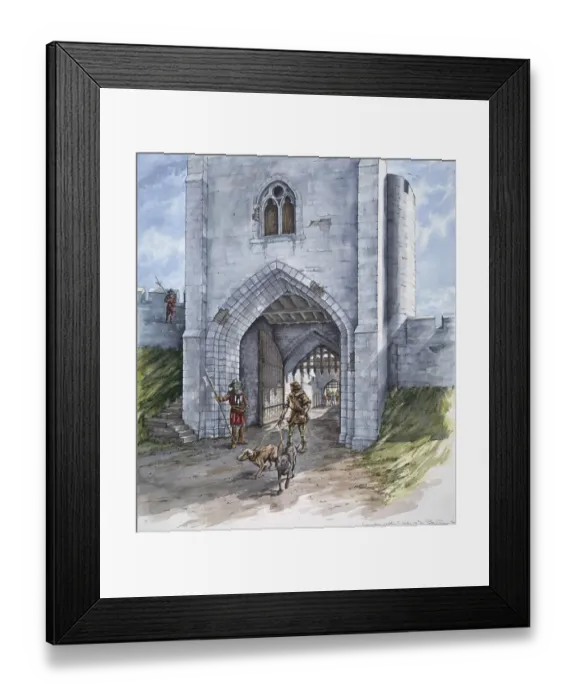 Framed Print : Launceston Castle J950218 Framed Print : Launceston Castle J950218