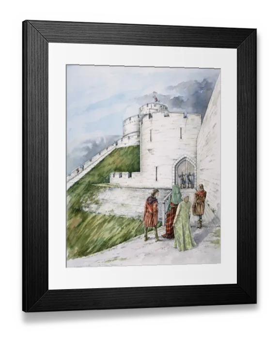 Framed Print : Launceston Castle J950219 Framed Print : Launceston Castle J950219