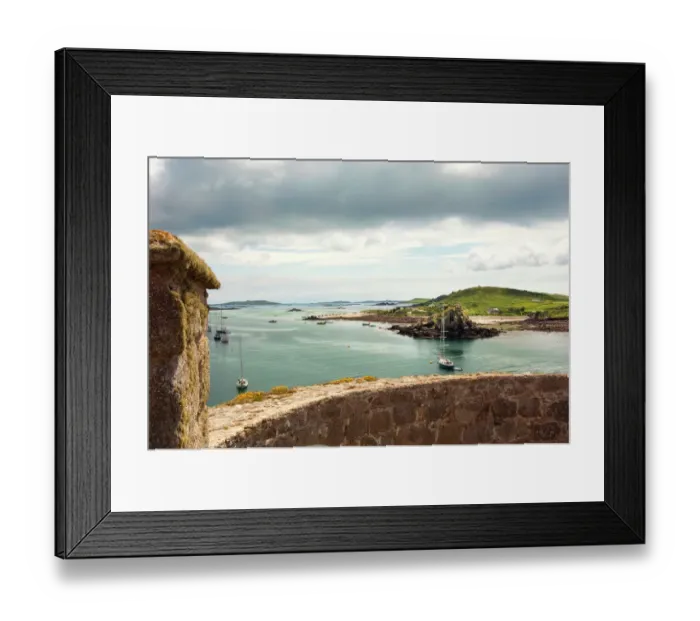 Framed Print : View from Cromwells Castle N090229