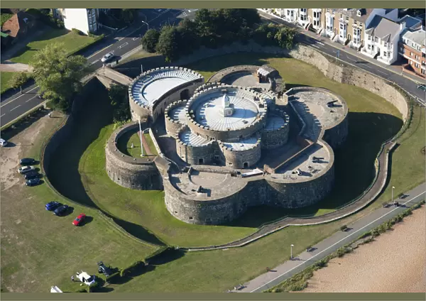 Aerial view of Deal Castle N110364