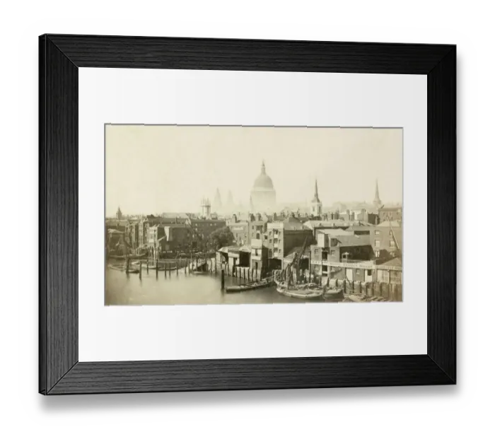 Framed Print : St Pauls Cathedral viewed from Southwark Bridge RSL01_01_01