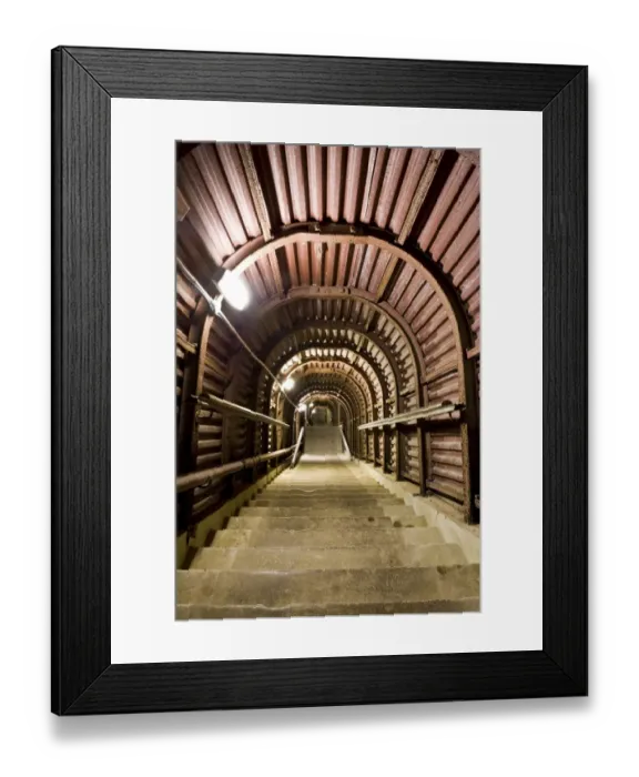 Framed Print : Dover Castle wartime tunnels N090281 Framed Print : Dover Castle wartime tunnels N090281