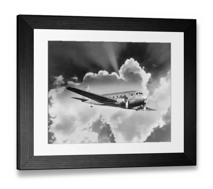 Framed Print : Douglas DC-3 AFL03_aerofilms_b1222 Framed Print : Douglas DC-3 AFL03_aerofilms_b1222