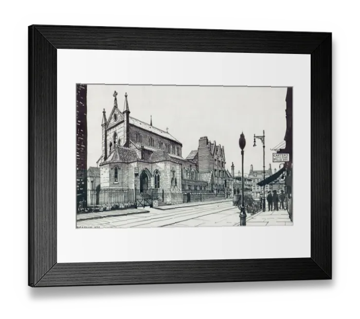 Framed Print : Most Holy Trinity Church, Bermondsey ME001036