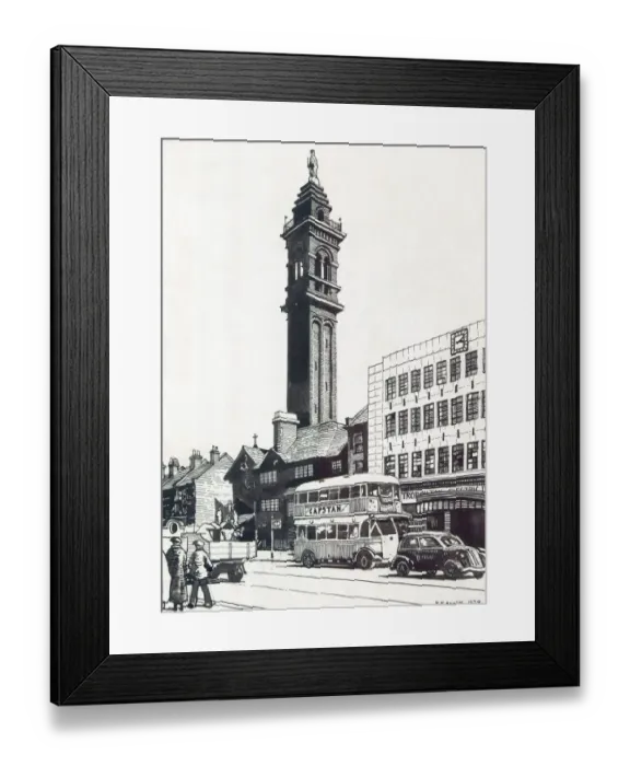 Framed Print : St Saviour Church Tower, Lewisham ME001053