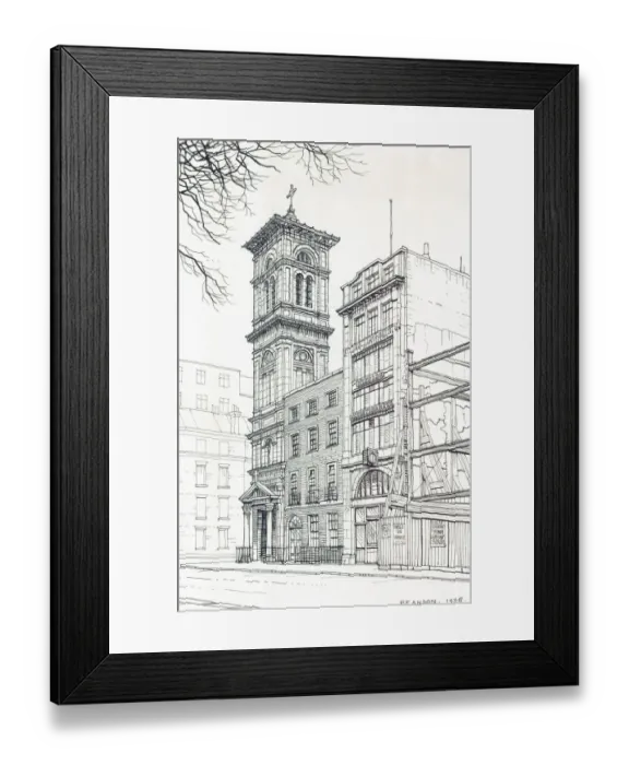 Framed Print : St Patricks Church, Soho ME001059