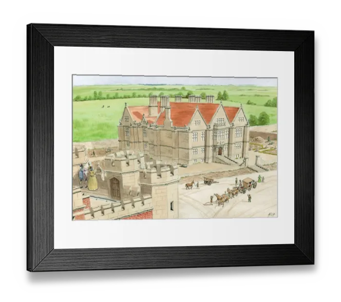 Framed Print : Sir Vincent Skinners house, Thornton Abbey IC204_005