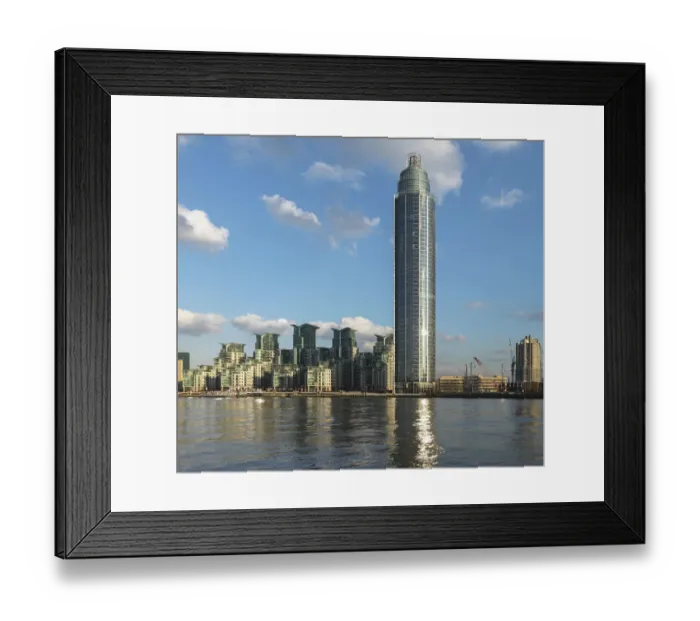 Framed Print : St George Wharf Tower DP183184