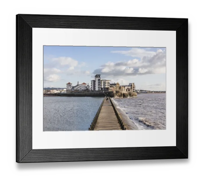 Framed Print : Knightstone Island, Weston-super-Mare DP218356 Framed Print : Knightstone Island, Weston-super-Mare DP218356