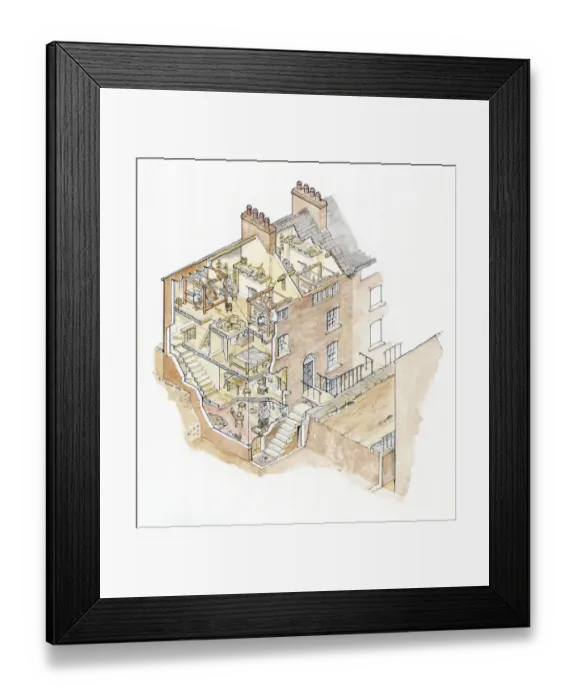 Framed Print : Weavers House, Manchesters Northern Quarter IC294_001