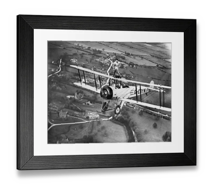 Framed Print : Wing walking EPW037854 Framed Print : Wing walking EPW037854