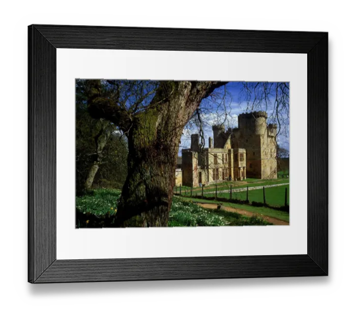 Framed Print : Belsay Castle N090295 Framed Print : Belsay Castle N090295