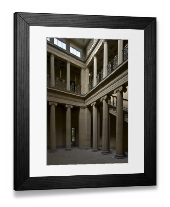 Framed Print : Belsay Hall N090323