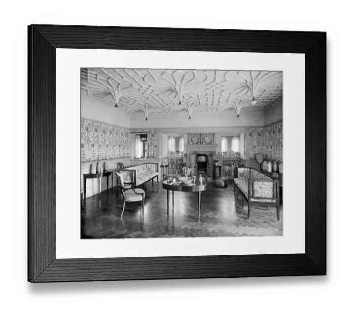 Framed Print : Victorian drawing room BL12849B