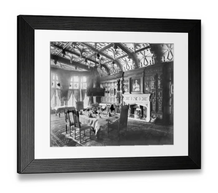 Framed Print : Victorian dining room BL13773