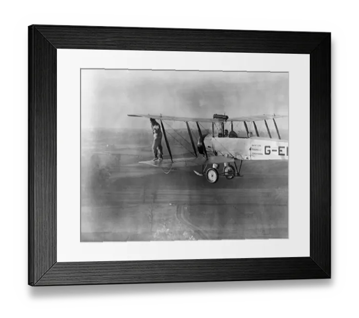 Framed Print : Wing walking EPW037626 Framed Print : Wing walking EPW037626