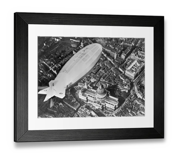 Framed Print : R101 Airship AFL03_aerofilms_c16455 Framed Print : R101 Airship AFL03_aerofilms_c16455