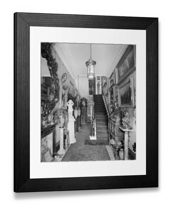 Framed Print : Park Lea entrance hall BL23621_013