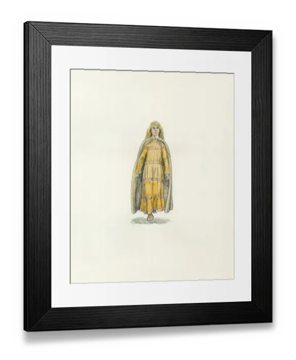 Framed Print : Edith of Wessex c. 1066 IC008  /  035