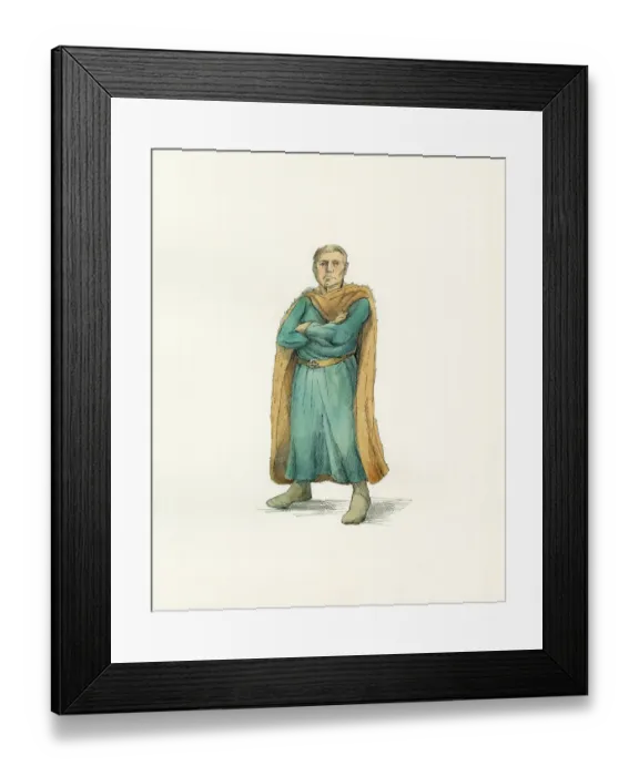 Framed Print : Duke William of Normandy c. 1066 IC008  /  037