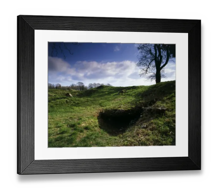 Framed Print : Windmill Tump Long Barrow K040090