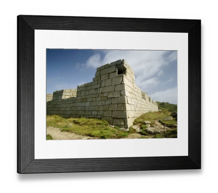 Framed Print : Garrison Walls, St Marys, Isles of Scilly K920412